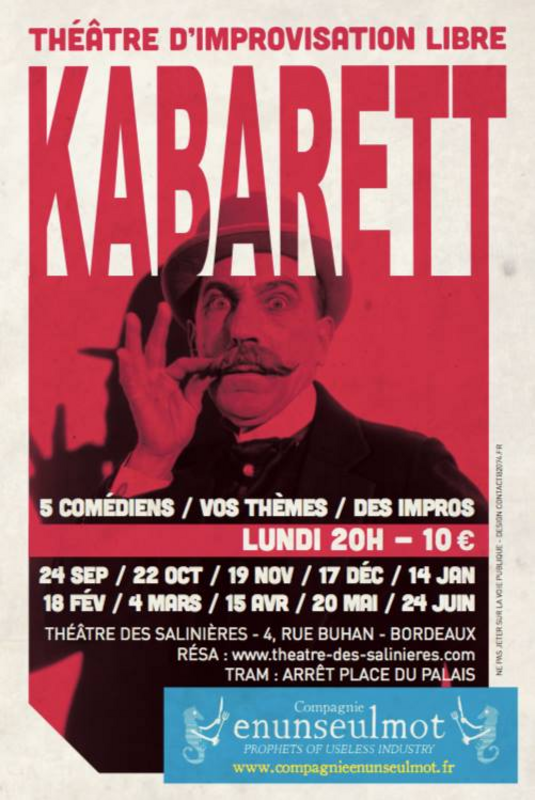 Théâtre d'improvisation libre - Kabarett (Théâtre des Salinières)
