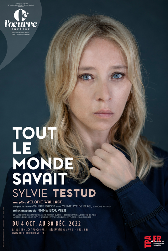 Tout le monde savait avec Sylvie Testud (Théâtre de l'Oeuvre)