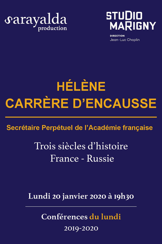 Trois siècles d'histoire France-Russie - Conférence (Théâtre Marigny)