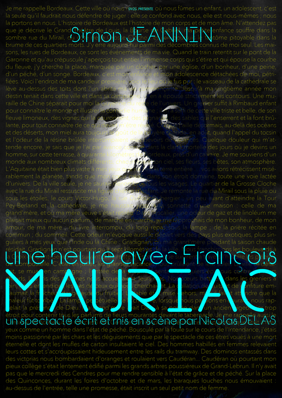 Une heure avec François Mauriac (Théâtre Trianon)