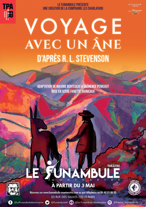 Voyage avec un âne (Funambule Montmartre)