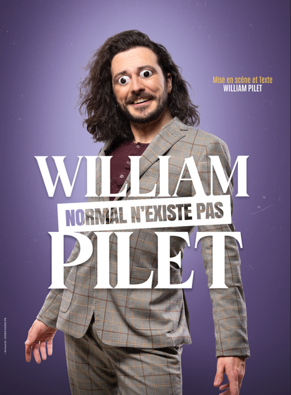 William Pilet dans normal n'existe pas (La Compagnie du Café Théâtre)