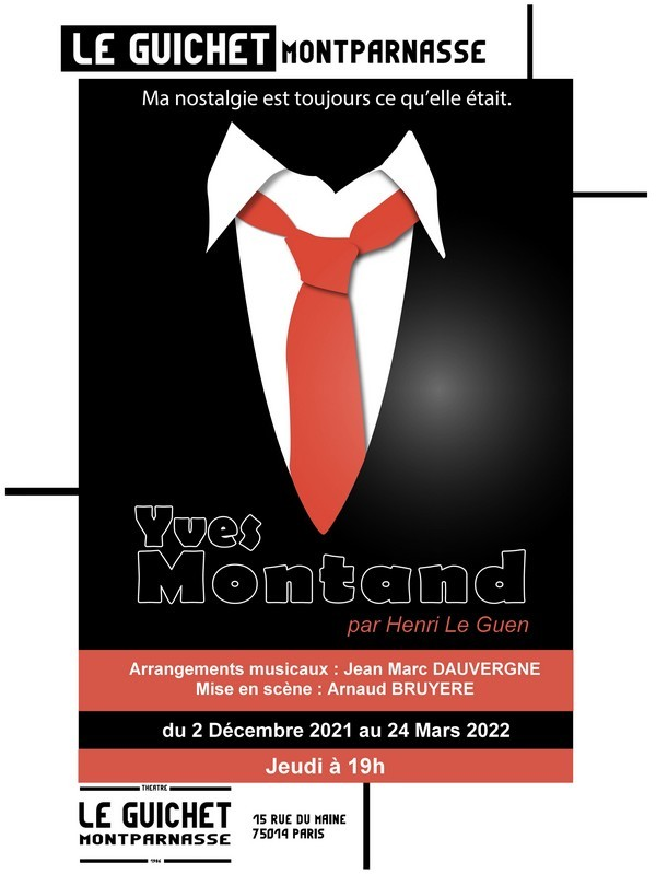 Yves Montand par Henri Le Guen (Guichet Montparnasse)