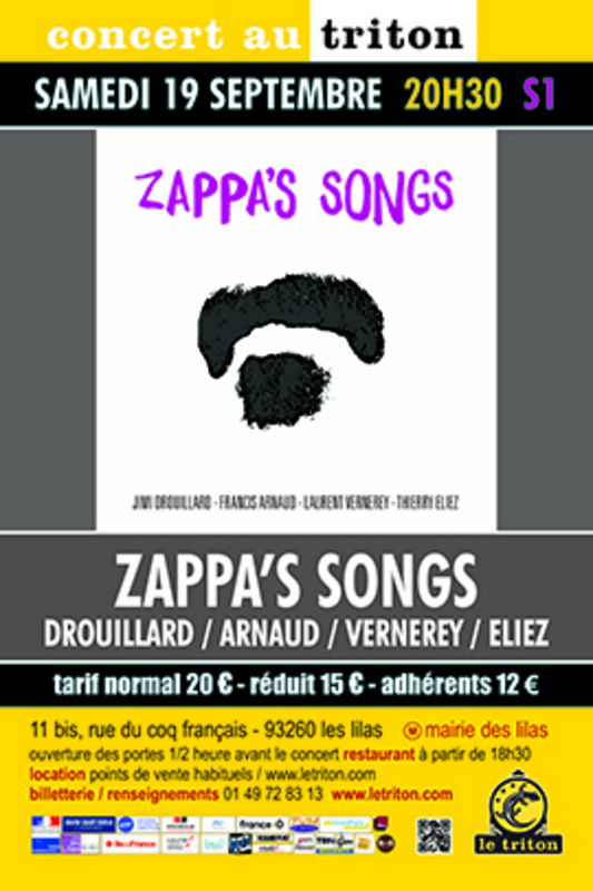 Zappa’s songs (Le Triton)
