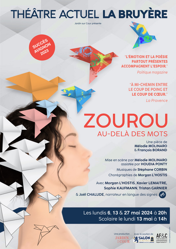 Zourou, au-delà des mots (Théâtre la Bruyère)